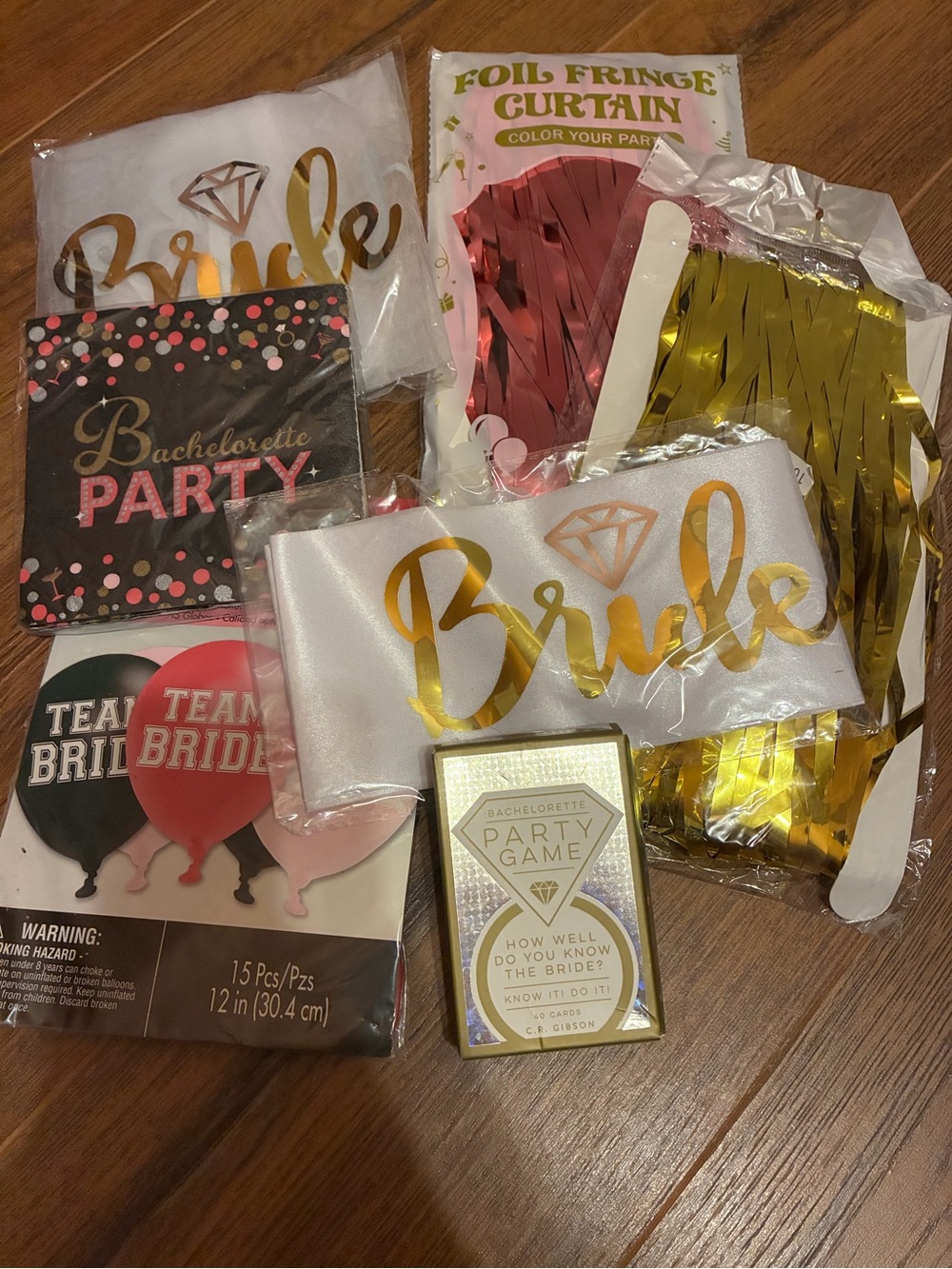 Bachelorette Party Bundle - Gold & Pink Decorations